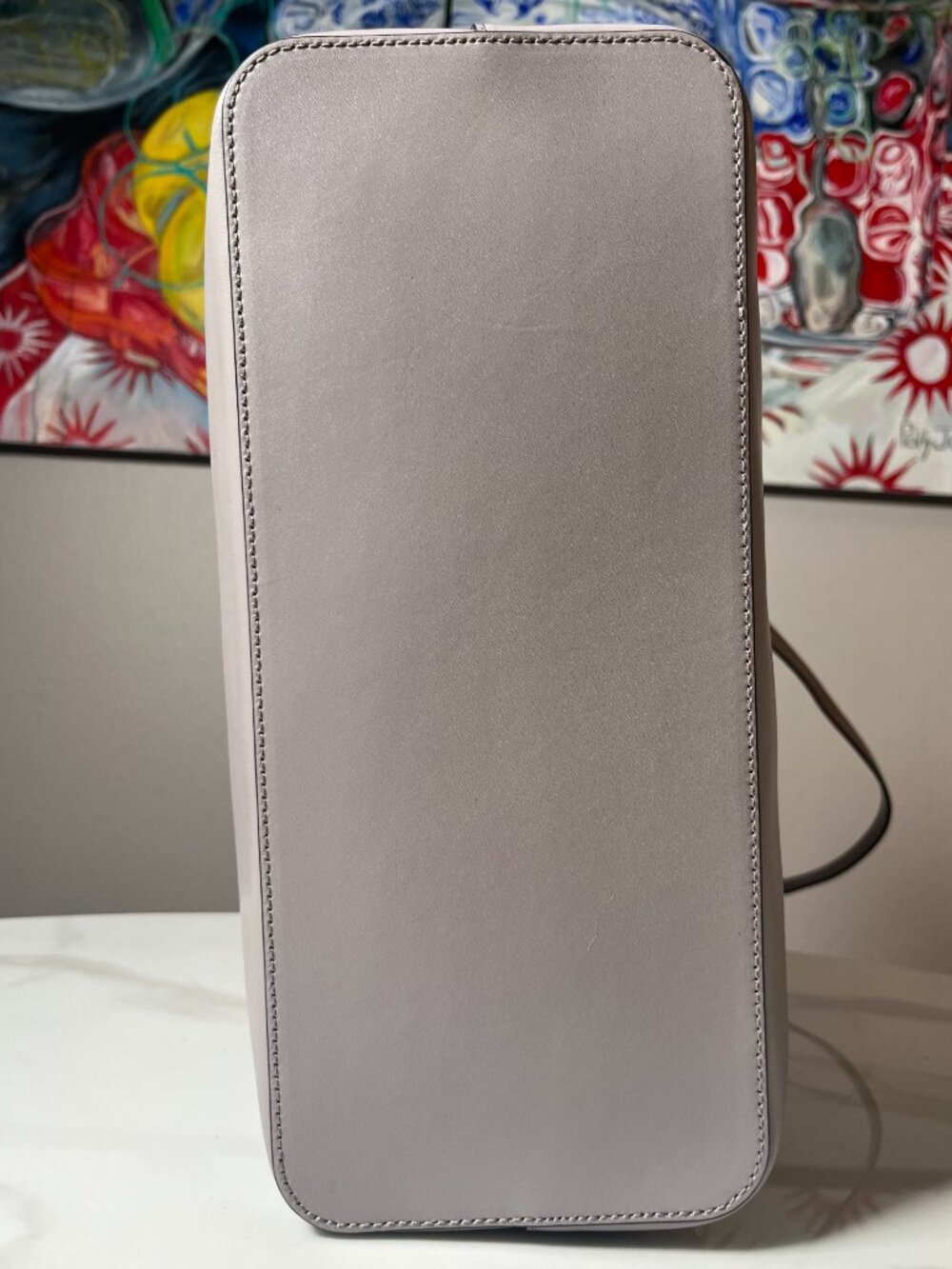 Kate Spade Janie Medium Tote Soft Taupe Smooth Leather WKRU6263 $329 NWT - Picture 7 of 15